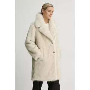 Pepe Jeans palton FRIDA femei, culoarea bej, de tranzitie, PL402502 imagine