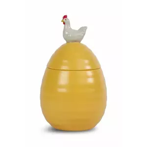 Sagaform borcan cu capac Ellen culoarea galben imagine