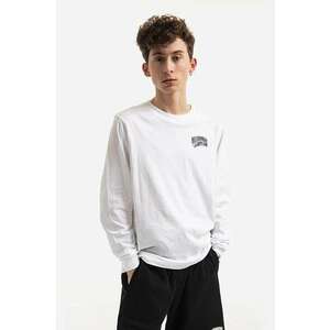 Billionaire Boys Club longsleeve din bumbac Small Arch Logo L/S Tee culoarea alb, cu imprimeu BC007-WHITE imagine