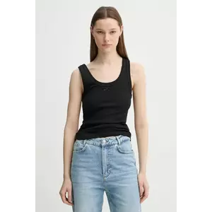 Herskind top din bumbac Hunter culoarea negru, 5414178 imagine