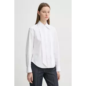 Remain camasa din bumbac femei, culoarea alb, cu guler clasic, regular, 502326400 imagine