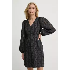 Samsoe Samsoe rochie SAANAI culoarea bleumarin, mini, dreaptă, F24400156 imagine