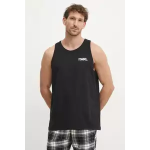 Karl Lagerfeld tricou din bumbac barbati, culoarea negru, A1M46069 imagine