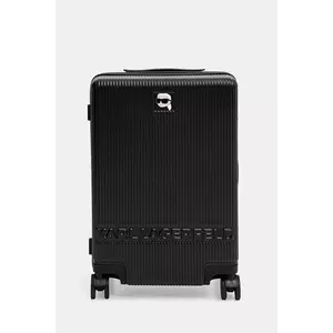 Karl Lagerfeld valiză 53x36x22 cm IKON culoarea negru, A1W30421 imagine