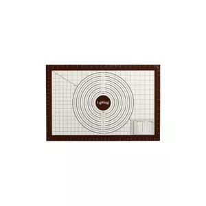 Lekue scândură rulată cu cântar 60x40 cm culoarea alb imagine