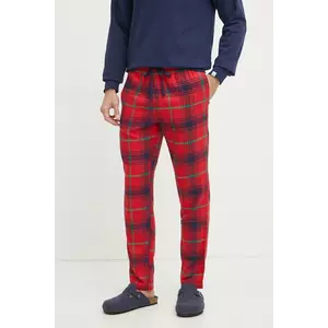 United Colors of Benetton pantaloni pijama bumbac culoarea rosu, modelator, 43UL4F009 imagine
