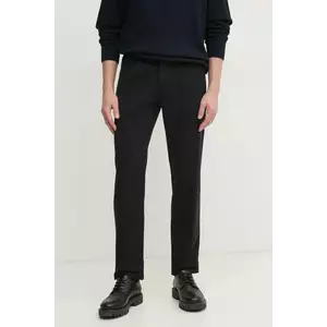 Boss Orange pantaloni barbati, culoarea negru, drept, 50529308 imagine
