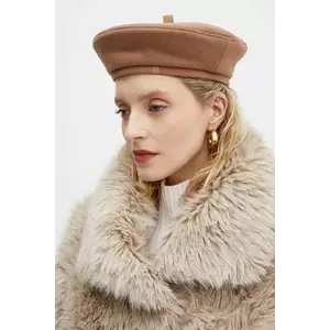 Ruslan Baginskiy bereta de lana culoarea maro, de lana, BRT037-WP-PT imagine