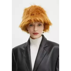 Ruslan Baginskiy palarie culoarea maro, din tricot gros, BCT004-P-HH-WRB imagine