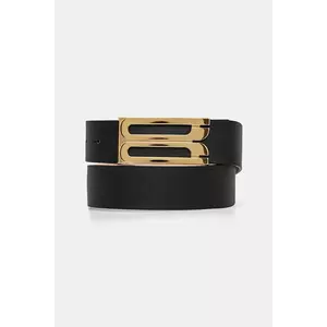 Victoria Beckham curea de piele femei, culoarea negru, 1324ABL005770A imagine