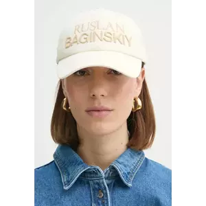 Ruslan Baginskiy șapcă de baseball din bumbac 0 culoarea bej, cu imprimeu, BSB041-C-GFL imagine
