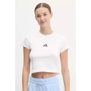 adidas tricou din bumbac Future Icons femei, culoarea alb, JE4001 imagine