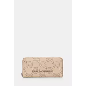 Karl Lagerfeld portofel femei, culoarea bej, A1W32044 imagine