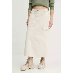 Dickies fusta din bumbac DUCK CANVAS culoarea gri, midi, evazati, DK0A4Z2R imagine