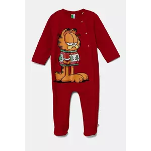 United Colors of Benetton salopete din bumbac pentru bebelusi 3DKE0T02B imagine