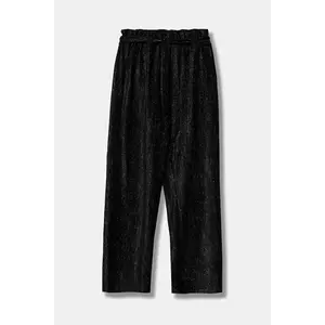 United Colors of Benetton pantaloni de catifea pentru copii culoarea negru, modelator, 3JTPCF05M imagine