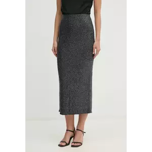 United Colors of Benetton fusta culoarea negru, midi, creion, 4RO6D0046 imagine