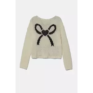 United Colors of Benetton pulover culoarea bej, 118YQ107T imagine