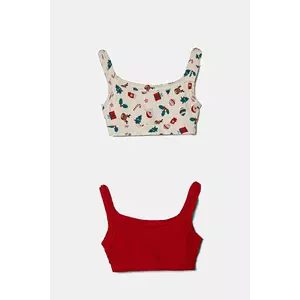 United Colors of Benetton sutien 2-pack culoarea rosu, 3LFC0R006 imagine