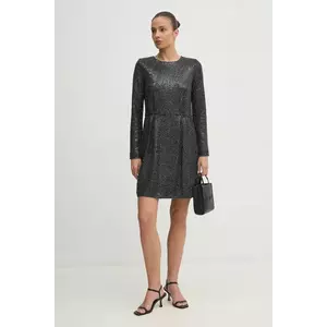 United Colors of Benetton rochie culoarea negru, mini, evazată, 4RO6DV0AC imagine