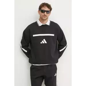 adidas bluză Z.N.E. bărbați, culoarea negru, cu imprimeu, JD5982 imagine