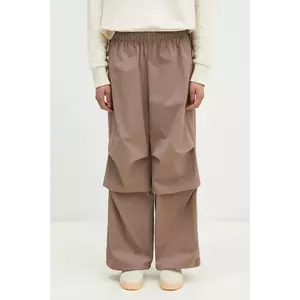 adidas Originals pantaloni de trening Essential culoarea maro, neted, JD0783 imagine