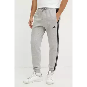 adidas pantaloni de trening Essentials culoarea gri, modelator, JE6318 imagine