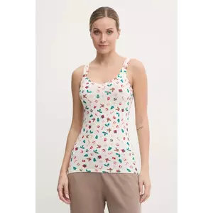 United Colors of Benetton maiou de pijama culoarea bej, 3LFC1H00B imagine