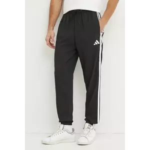 adidas pantaloni Essentials barbati, culoarea negru, modelator, IM7841 imagine
