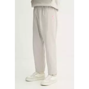 adidas Originals pantaloni de bumbac Wabash culoarea bej, cu fason chinos, JD0673 imagine