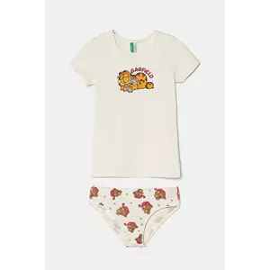 United Colors of Benetton compleu culoarea bej, 32IM0K02J imagine