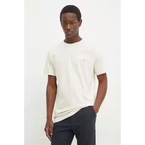 Les Deux tricou din bumbac culoarea bej, melanj imagine