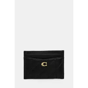 Coach carcasa din piele Essential Card Case culoarea negru imagine