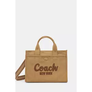 Coach poseta culoarea verde imagine