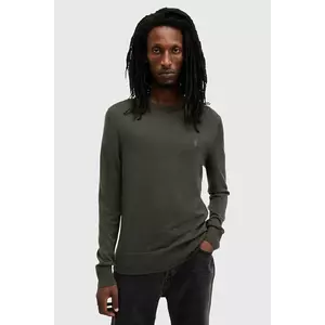 AllSaints pulover de lana MODE barbati, culoarea gri, M002KZ imagine