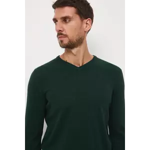 Medicine pulover de bumbac culoarea verde, light imagine