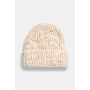 Answear Lab caciula culoarea bej, din tricot gros imagine