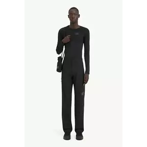 MM6 Maison Margiela pantaloni x Salomon barbati, culoarea negru, drept, SH0LA0013.M35200 imagine