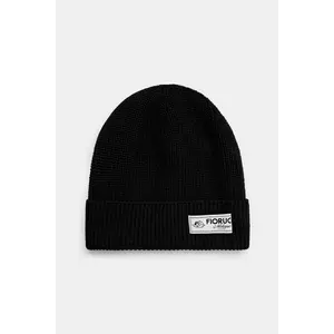 Fiorucci caciula din amestec de lana Knit Logo Beanie culoarea negru, de lana, U01FPAHA216KN05BK01 imagine