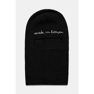 Fiorucci cagula din lana Embroidered Balaklava culoarea negru, U01FPAHA217KN05BK01 imagine