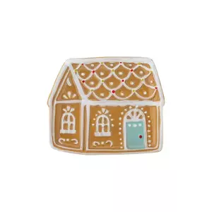 Bloomingville farfurie decorativa Ginnie culoarea maro imagine