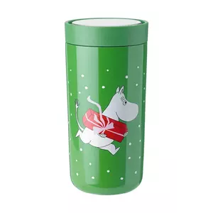 Stelton cana termica To Go Click x Muminki 0, 4 L culoarea verde imagine