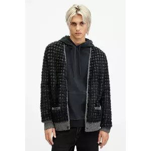 AllSaints cardigan din amestec de lana EDGAR culoarea negru, M041KB imagine