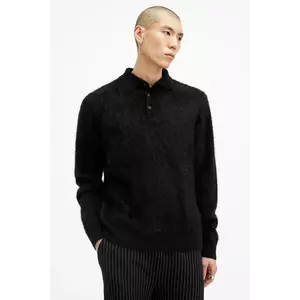 AllSaints pulover de casmir ABEL culoarea negru, M081KB imagine