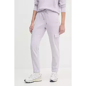 Dkny pantaloni de trening culoarea violet, neted, DP5P3504 imagine