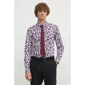 BOSS camasa barbati, culoarea alb, cu guler clasic, slim, 50537989 imagine