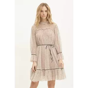 Answear Lab rochie culoarea bej, mini, evazată imagine