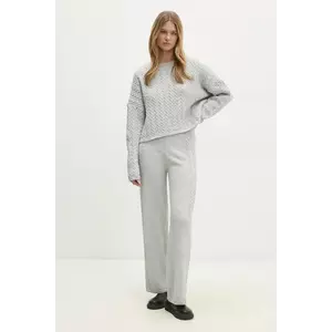 Answear Lab compleu femei, culoarea gri imagine