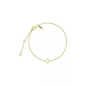 Design Letters bratara din argint placata cu aur 90501010O imagine