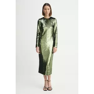 2NDDAY rochie Sonyan culoarea verde, midi, mulată, 2251129202 imagine